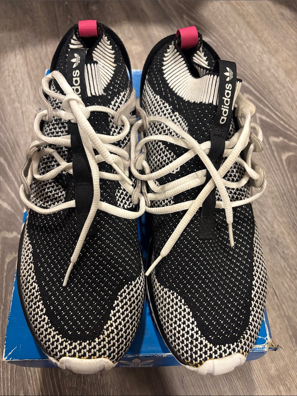 Adidas Black & White Sneakers